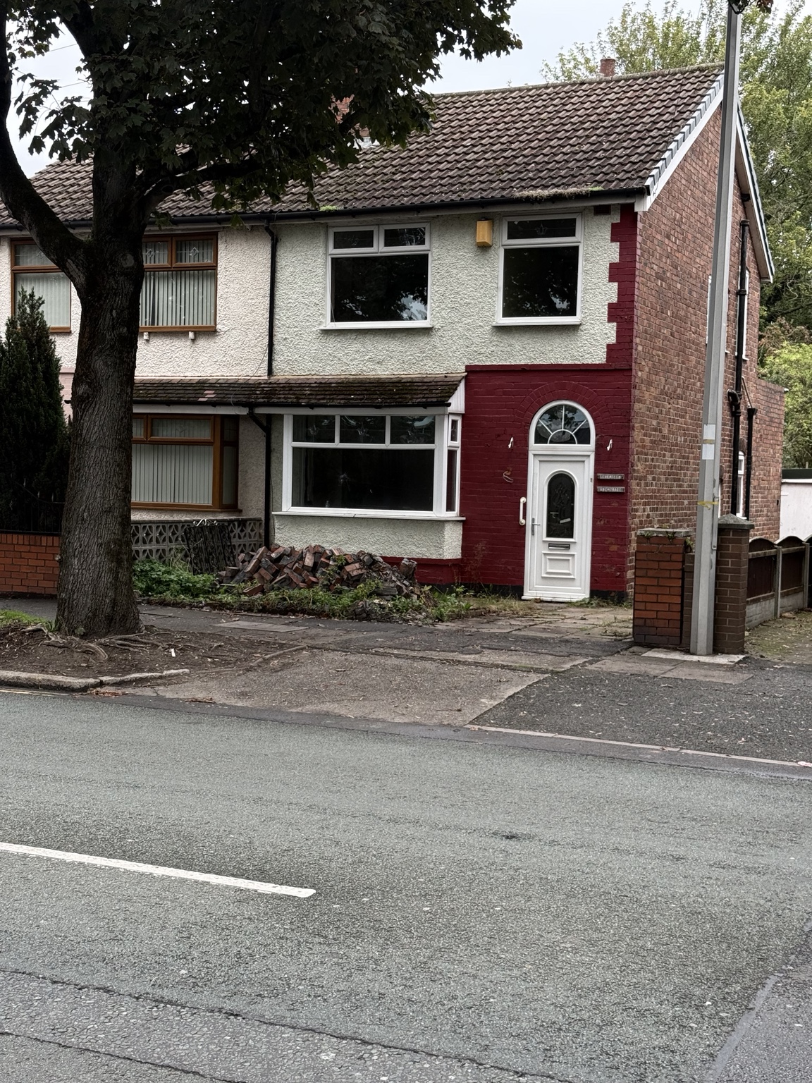 Property exterior before refurbishment